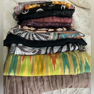 Lot of Not So Mystery Scarves